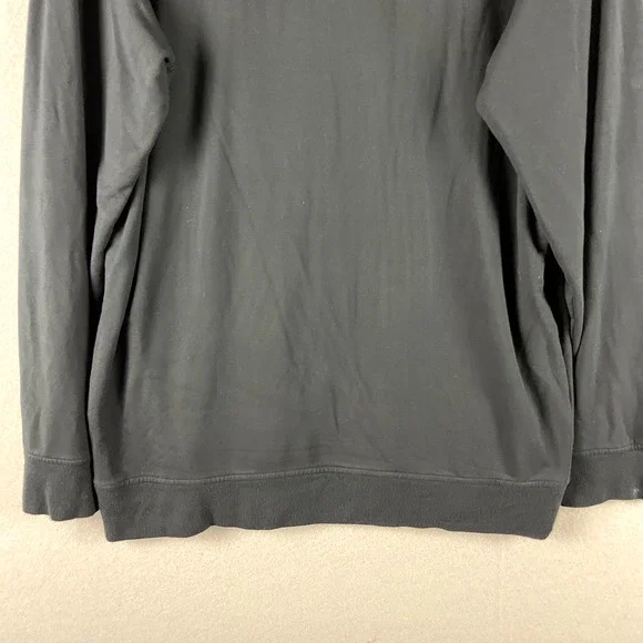 Travis Mathew Newport 1/4 Zip Pullover Mens XL Black Stretch Pockets Golf Logo - Picture 16 of 16